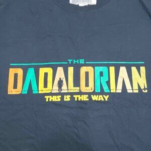 The Dadalorian Adult Large Black NOS T-Shirt